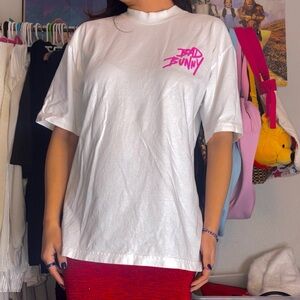 Bad bunny 2024 tour white tee